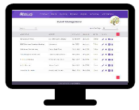 Desktop view of inventory management and AV system