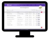 Desktop view of inventory management and AV system